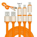 Maltese Charging Cable (2in1) Orange
